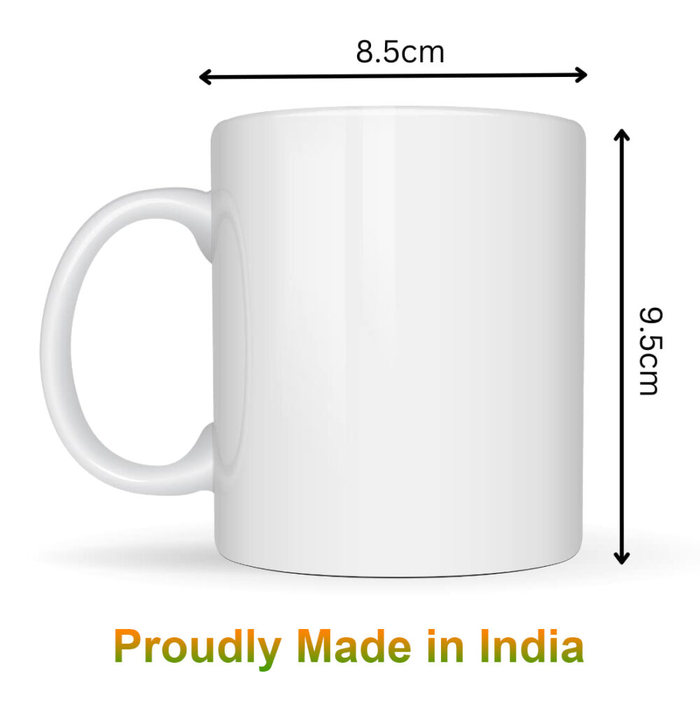 Personalized Photo Printed Red Patch Mug - Image 2
