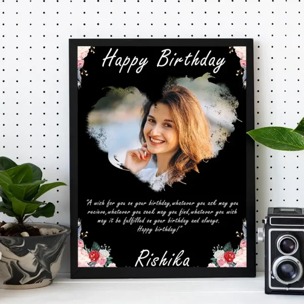 Birthday Wishes Photo Frame