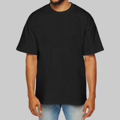 Black Oversize Cotton T-shirt