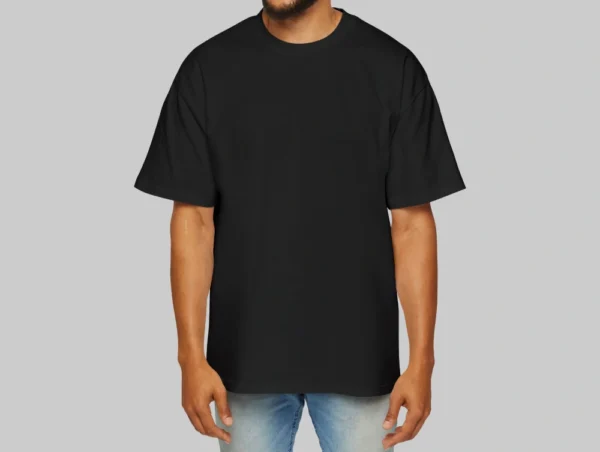 Black Oversize Cotton T-shirt