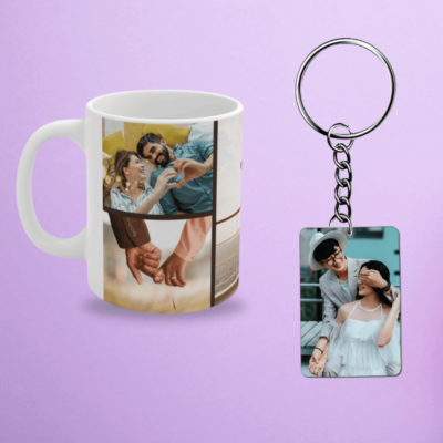 Personalized Mug And Keychain Combo